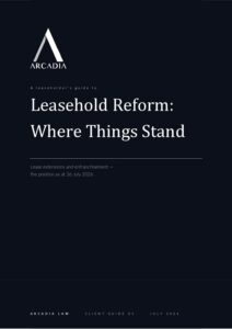 Leasehold Reform: Where Things Stand cover